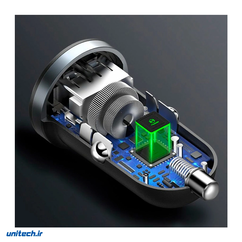 شارژر فندکی فست شارژ مک دودو مدل CC6601 QC3.0 2.4A 12W8
